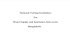 National Vetting Guidelines for Water Supply and Sanitation Sub-sector Bangladesh